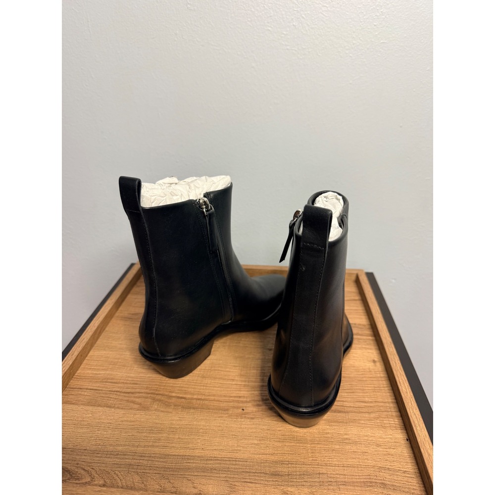 Everlane The City Boot Black Leather Size 7.5 - Picture 10 of 10
